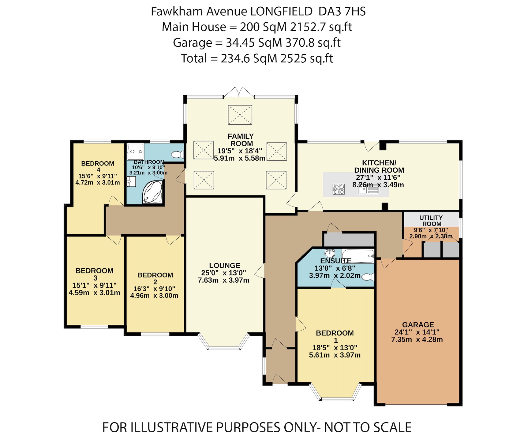 25 Fawkham Avenue, Longfield, Kent floorplan