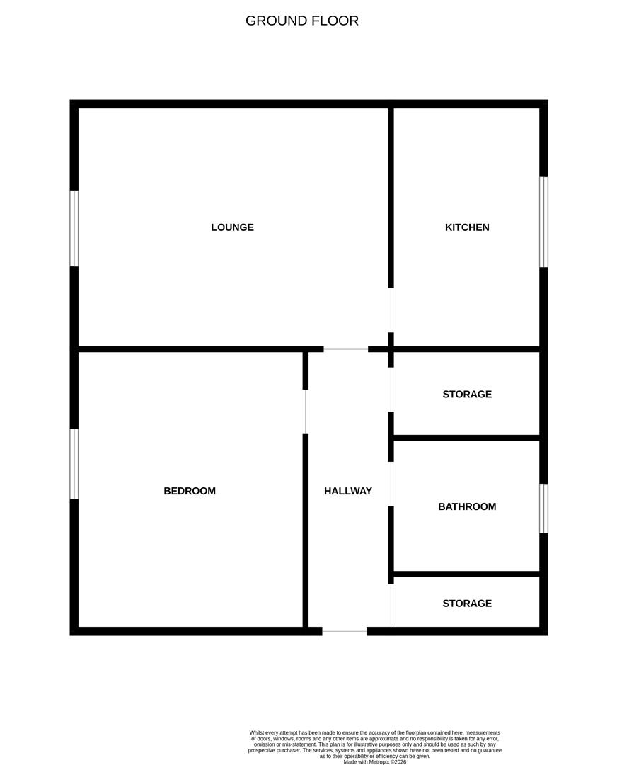 1/1, 6, Markinch Road, Port Glasgow floorplan