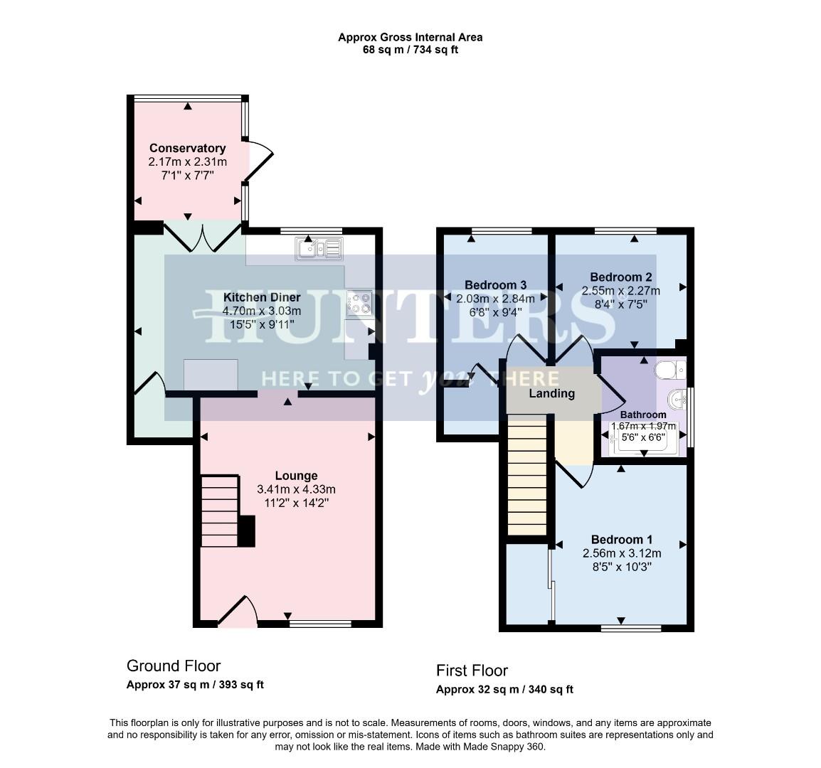 Bideford Close, Leicester floorplan