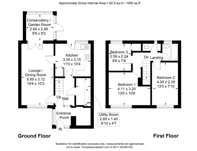 43, Nicholls Field, Harlow floorplan