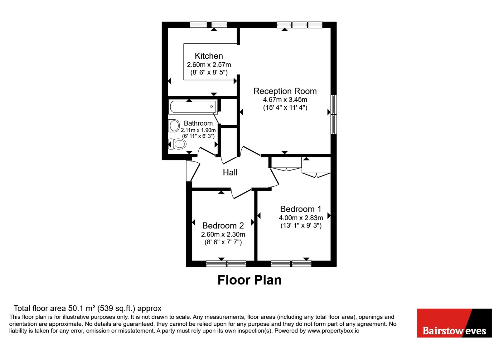 25, Marshalls Close, London floorplan
