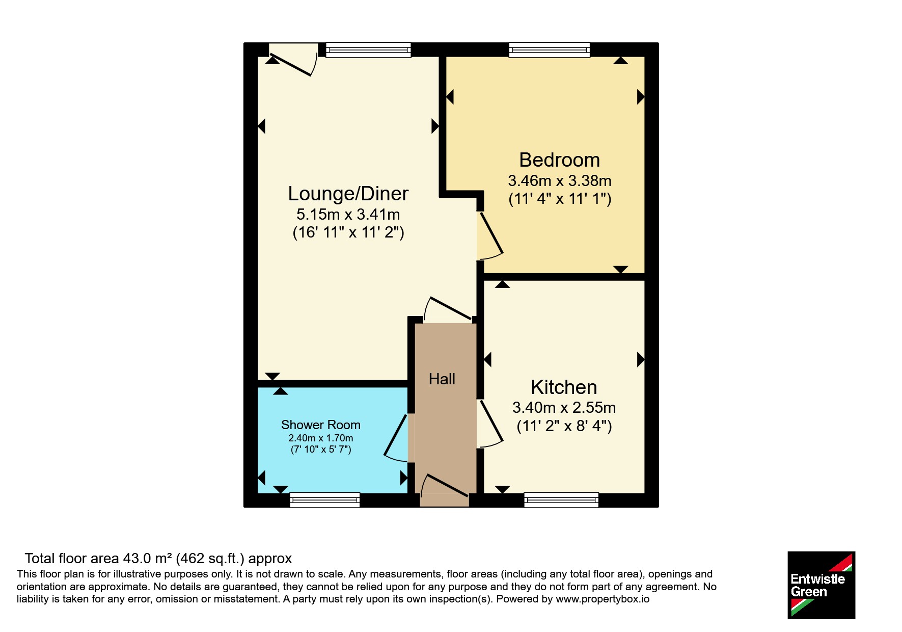 8, Newlyn Place, Preston floorplan