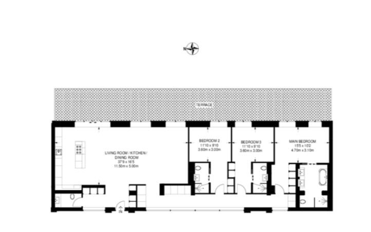 Apartment, 3, Aybrook Street, London floorplan
