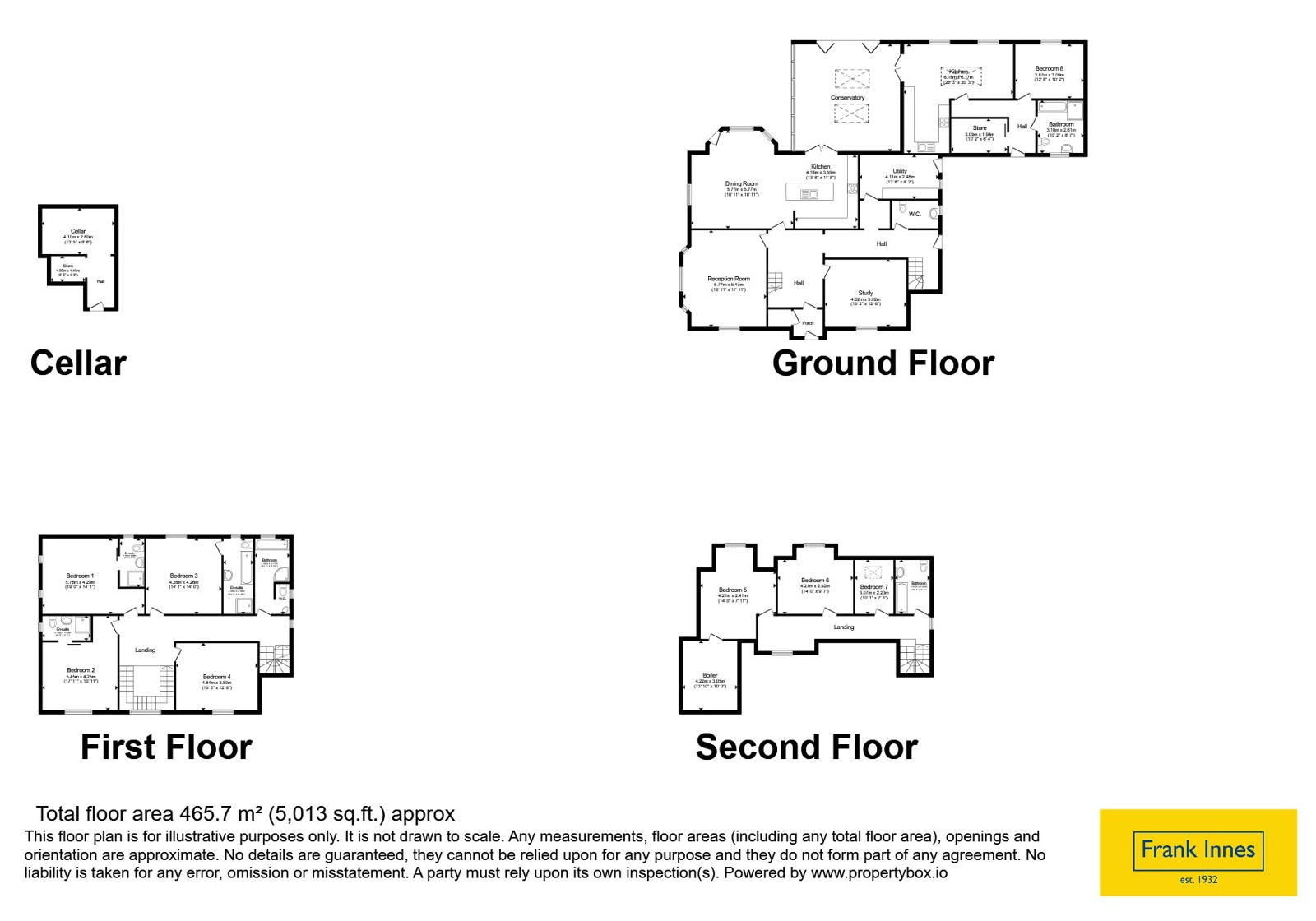 The Old Vicarage,, Morton Road, Chesterfield floorplan