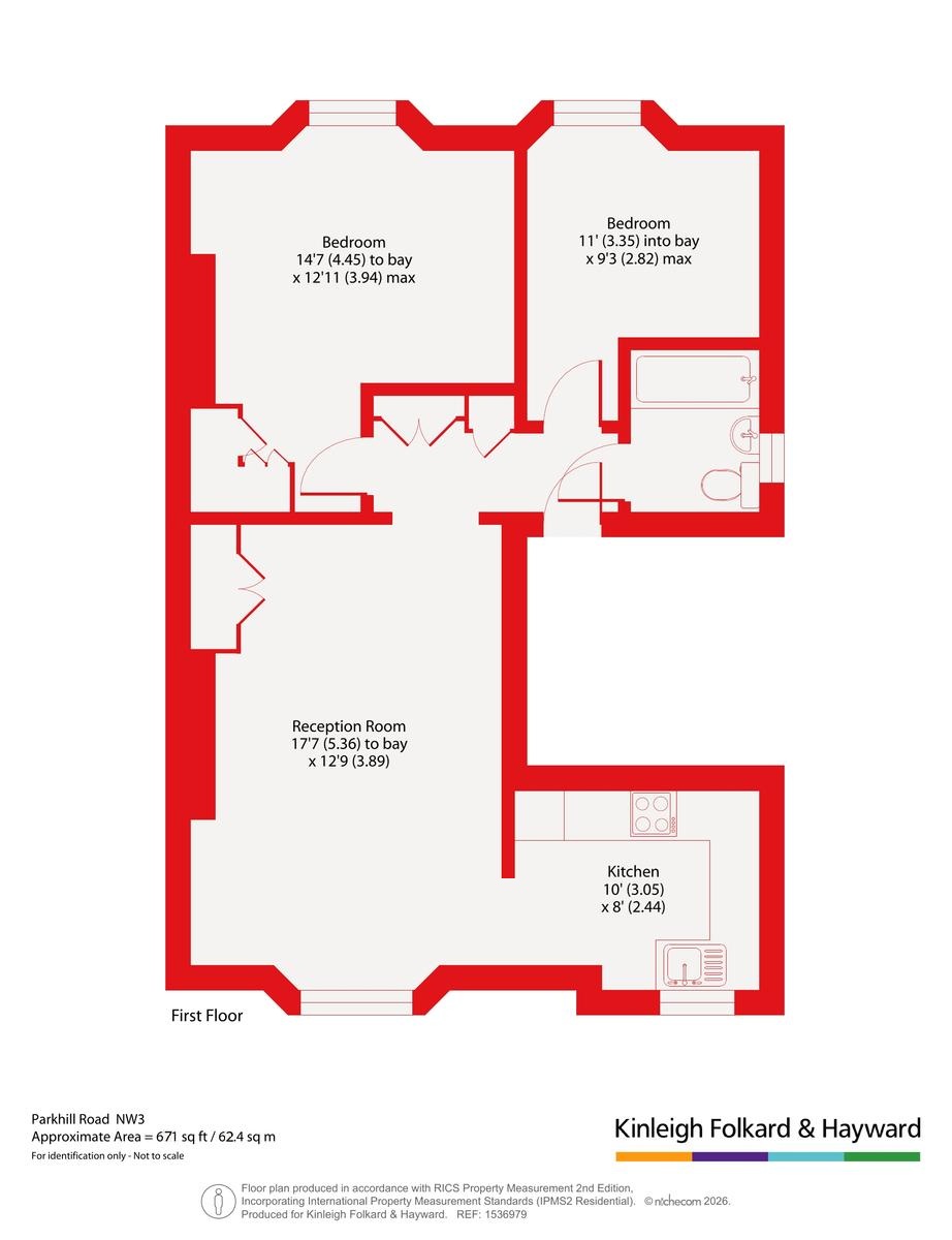 Parkhill Road, London floorplan