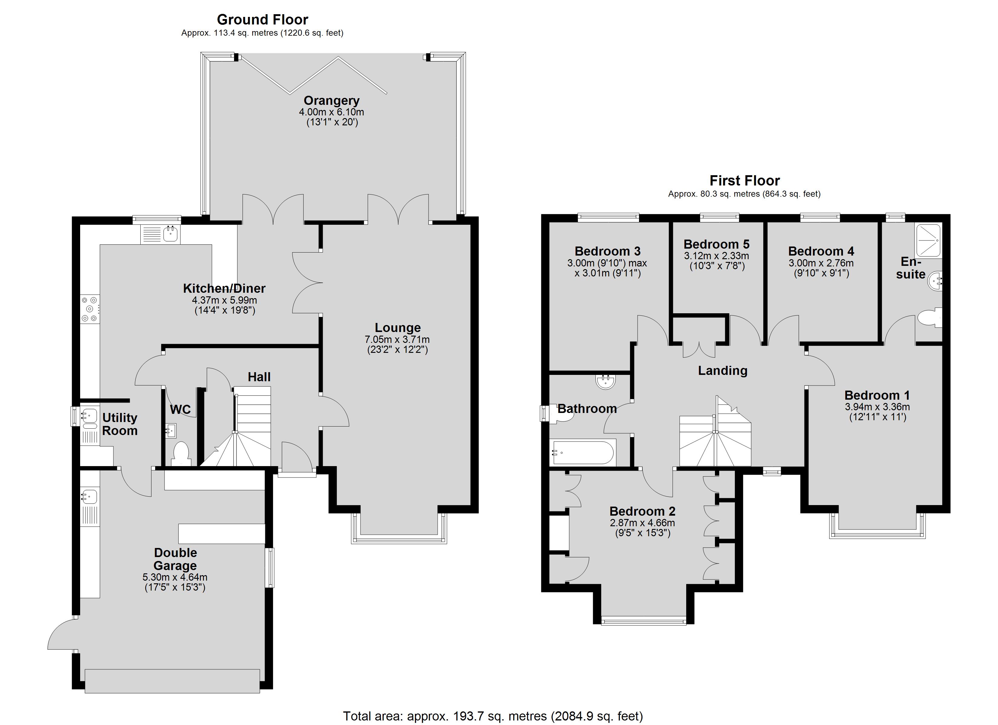 5, Willow Close, Lincoln floorplan