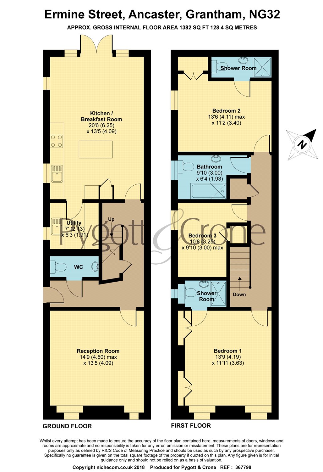 3 Bedrooms Semi-detached house for sale in Ermine Street, Ancaster NG32