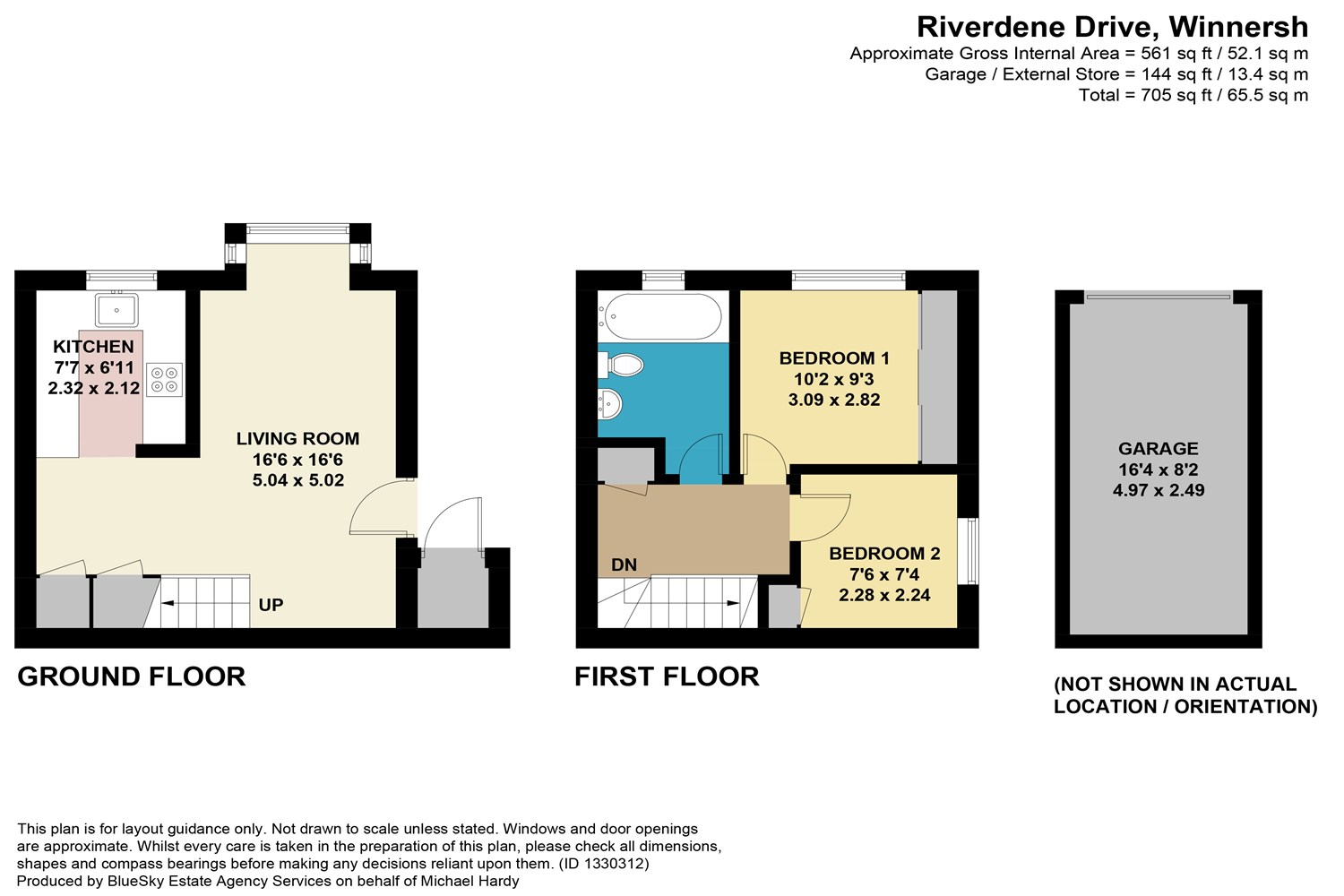 1 Riverdene Drive, Winnersh, Wokingham floorplan