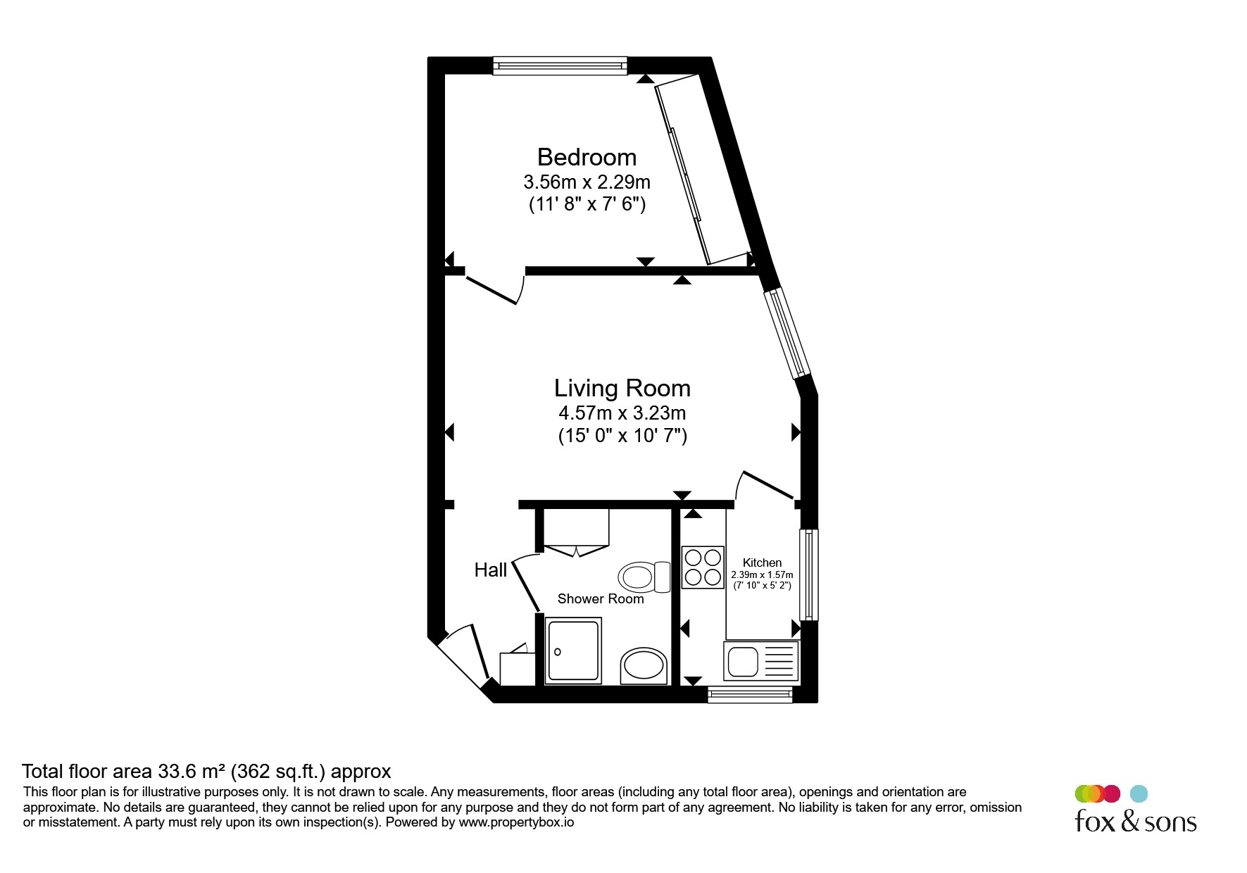 Flat 3, Vernon Lodge, 6, Spencer Road, Eastbourne floorplan