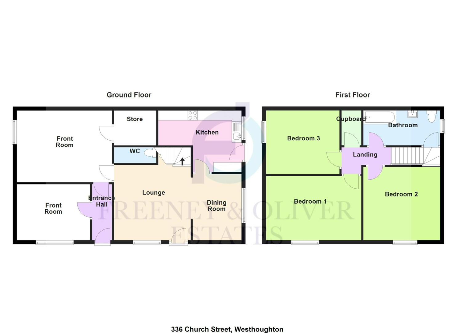 336, Church Street, Bolton floorplan