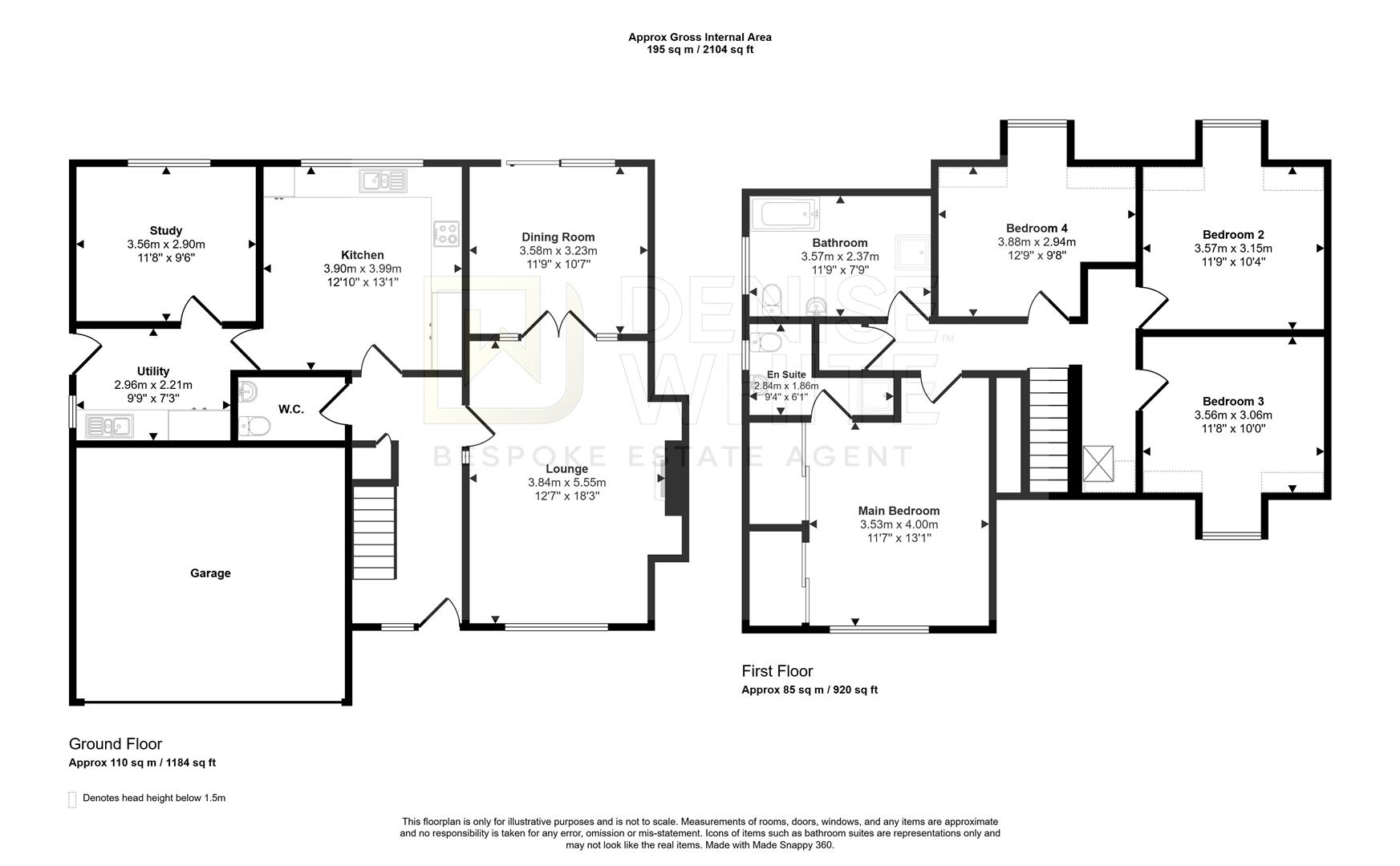 16, Tudor Way, Congleton floorplan