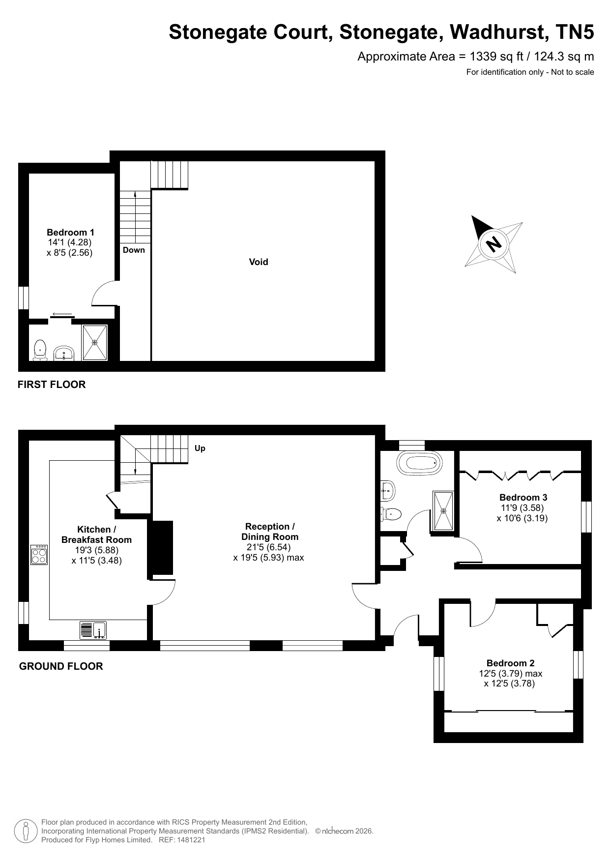 2, Stonegate Court, Wadhurst floorplan