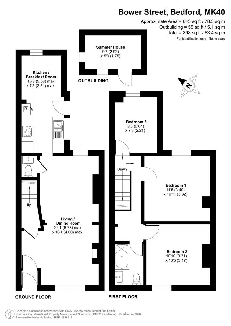 Bower Street, Bedford floorplan