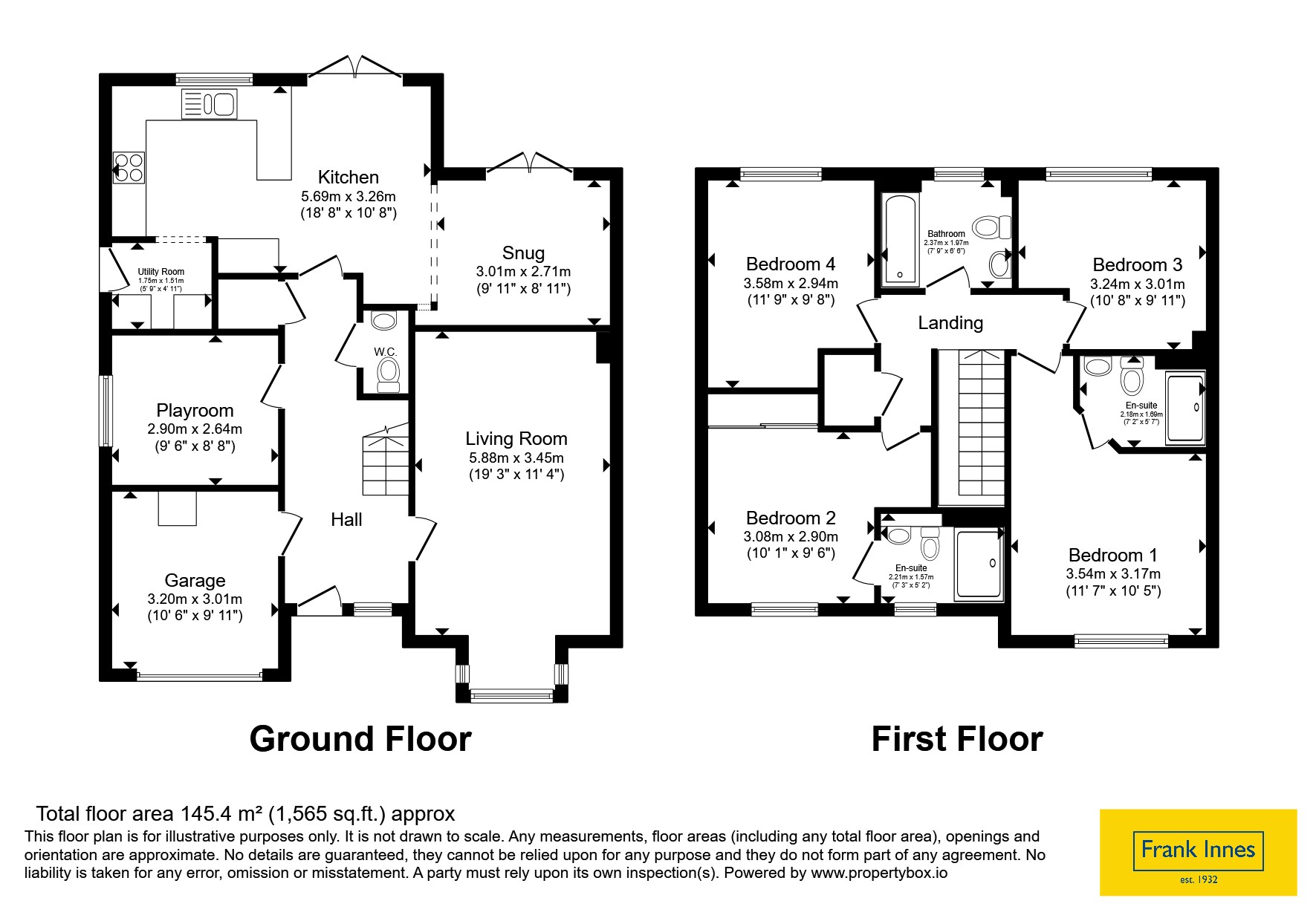 72, Seaton Way, Nottingham floorplan