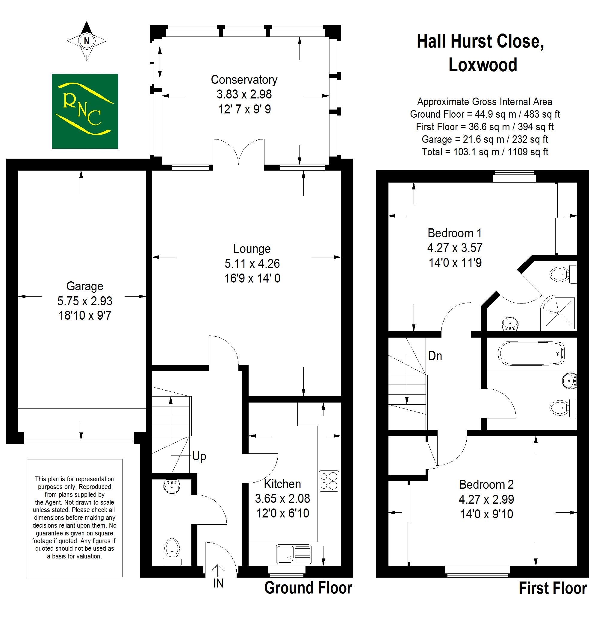 15 Hall Hurst Close, Billingshurst floorplan
