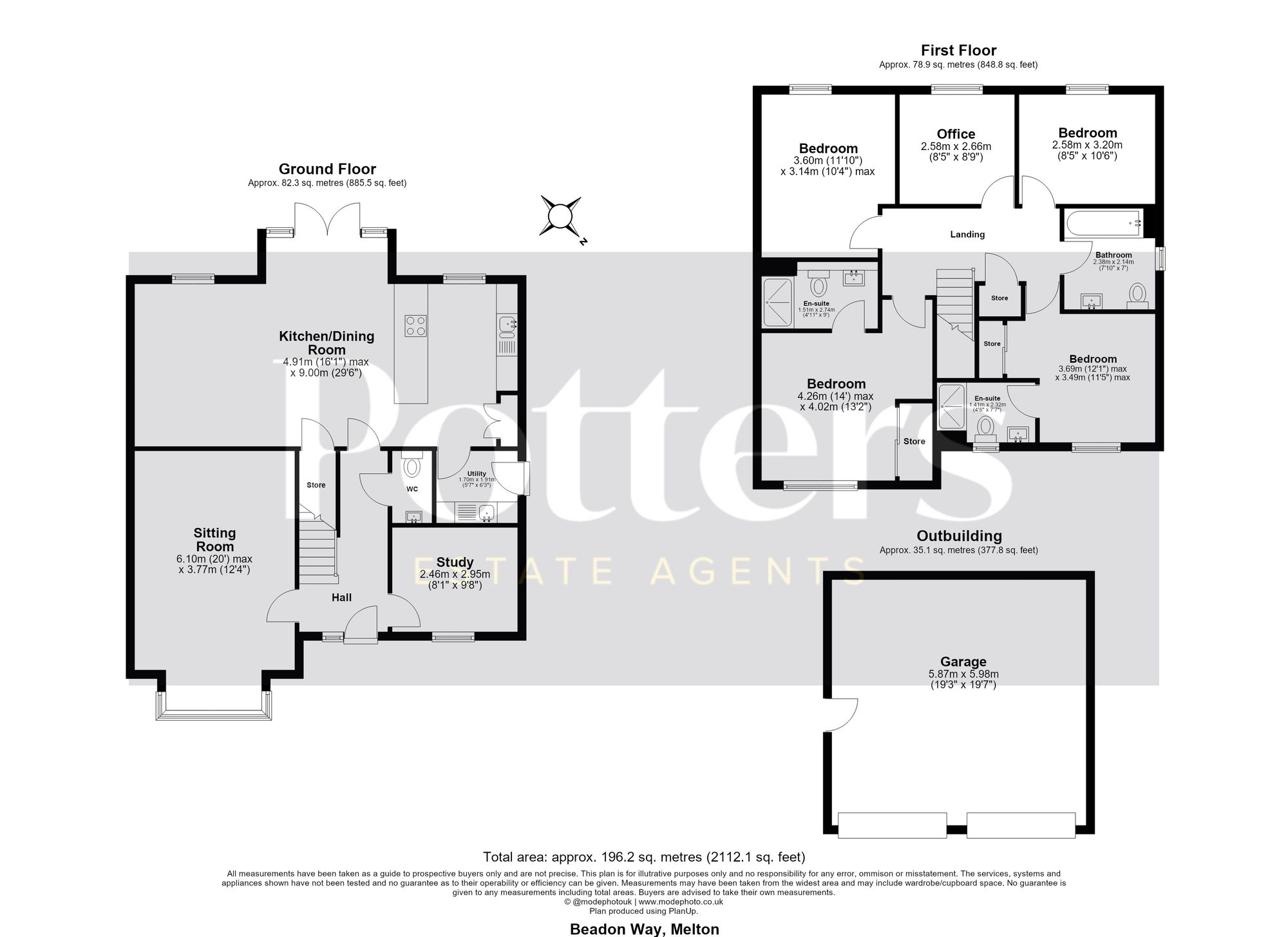 23 Beadon Way, Woodbridge floorplan