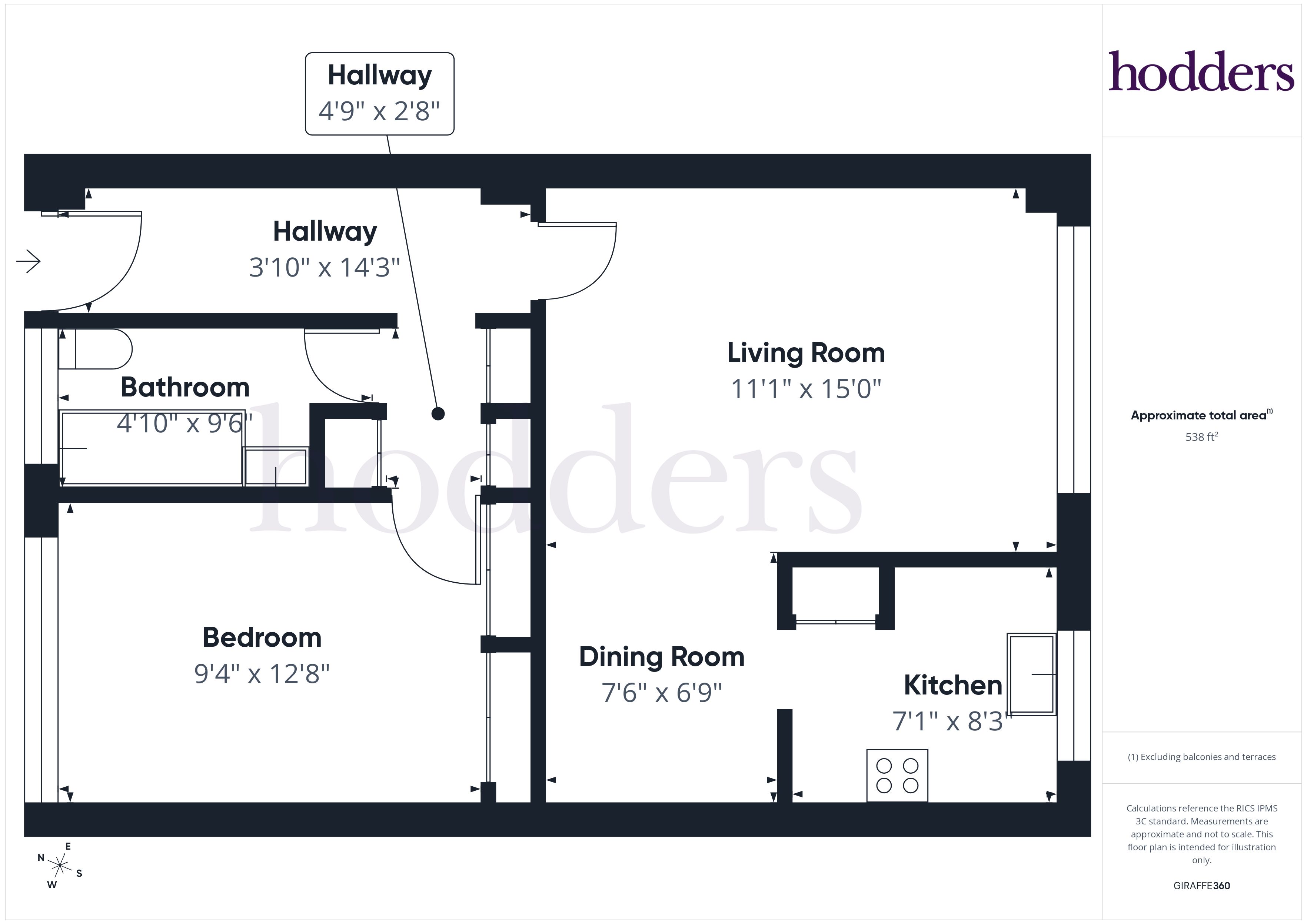 9, Rose View, Addlestone floorplan