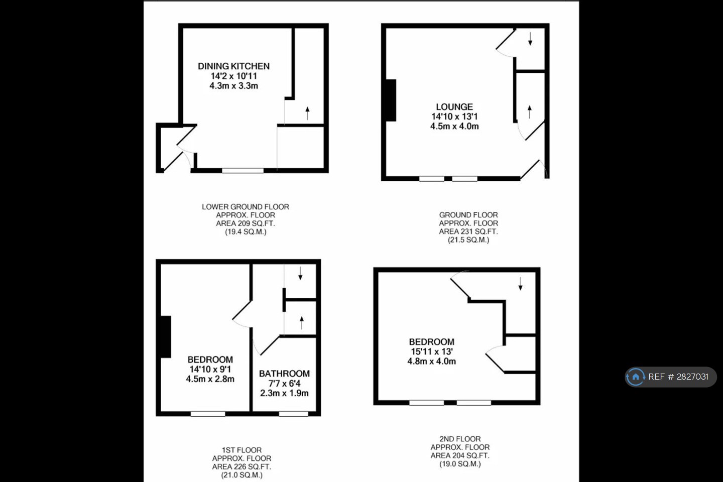 Arthington View, Leeds floorplan