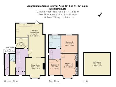 21, Kenilworth Avenue, Oxford floorplan