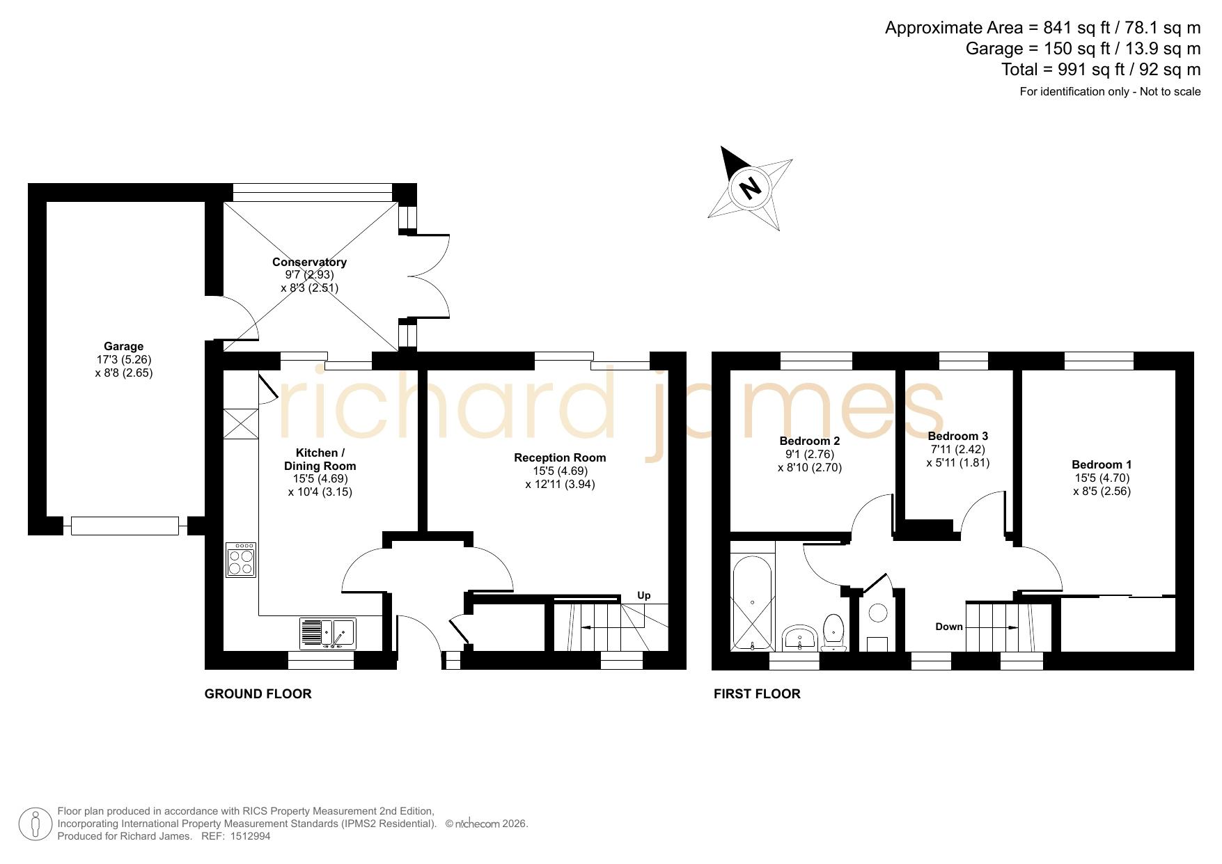 6, Godwin Road, Swindon floorplan