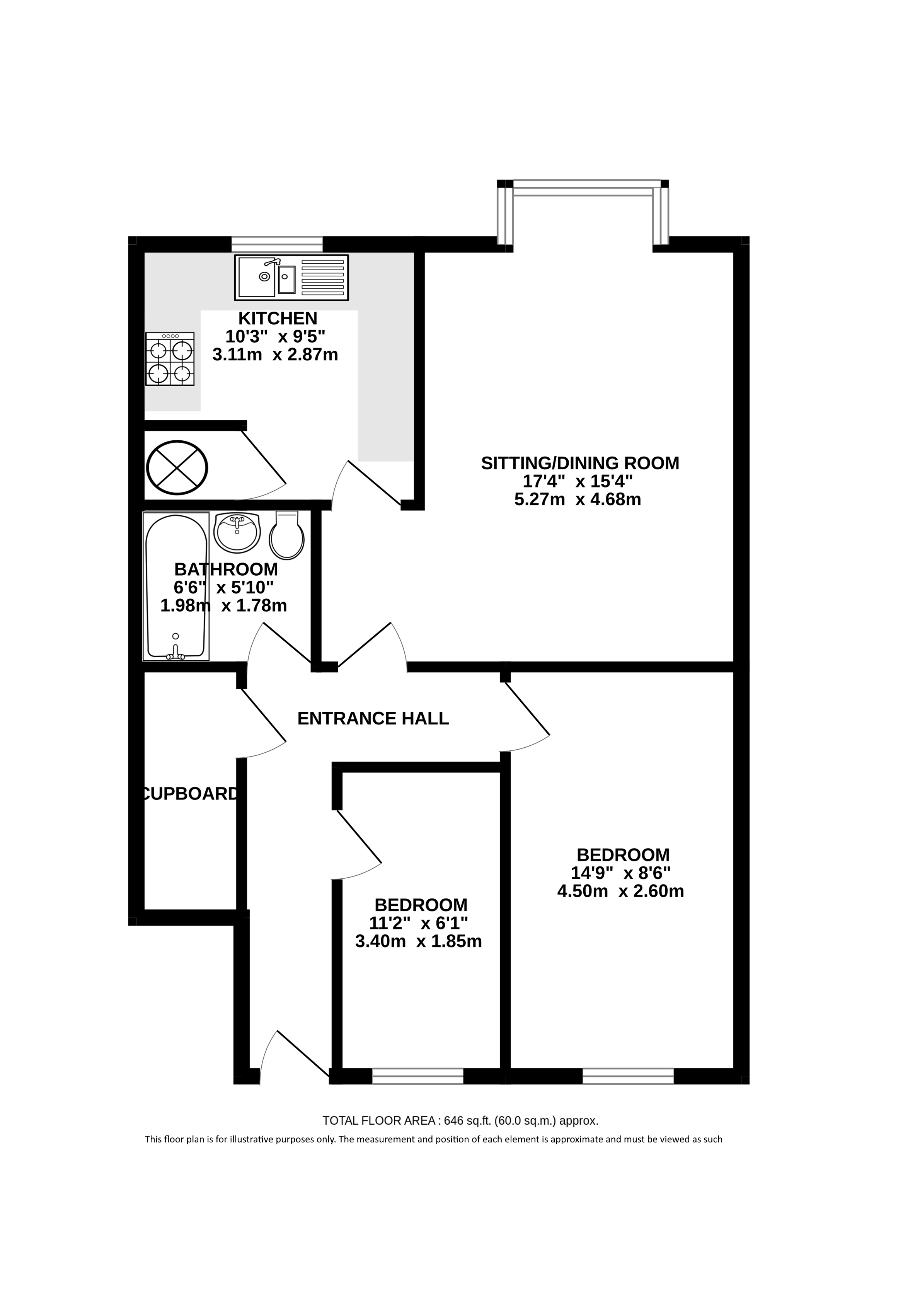 Peakes Place, Granville Road, St Albans floorplan