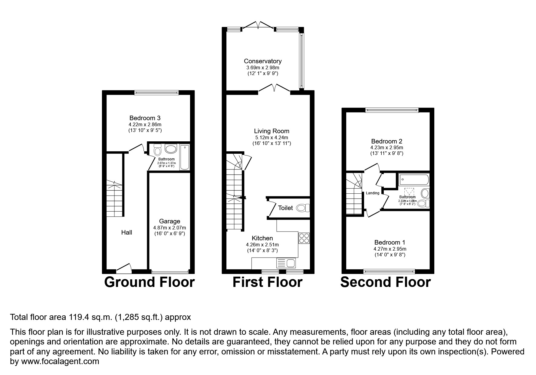 9, Marine Parade, Seaford floorplan