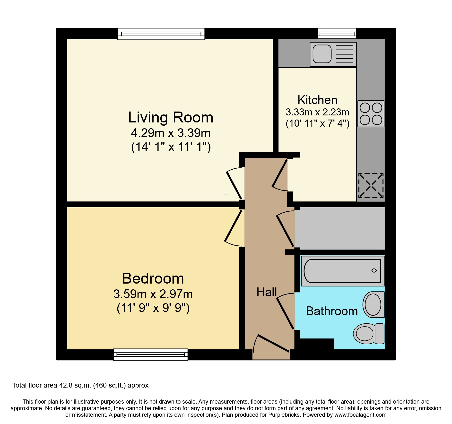 2, Chichester Close, Hampton floorplan