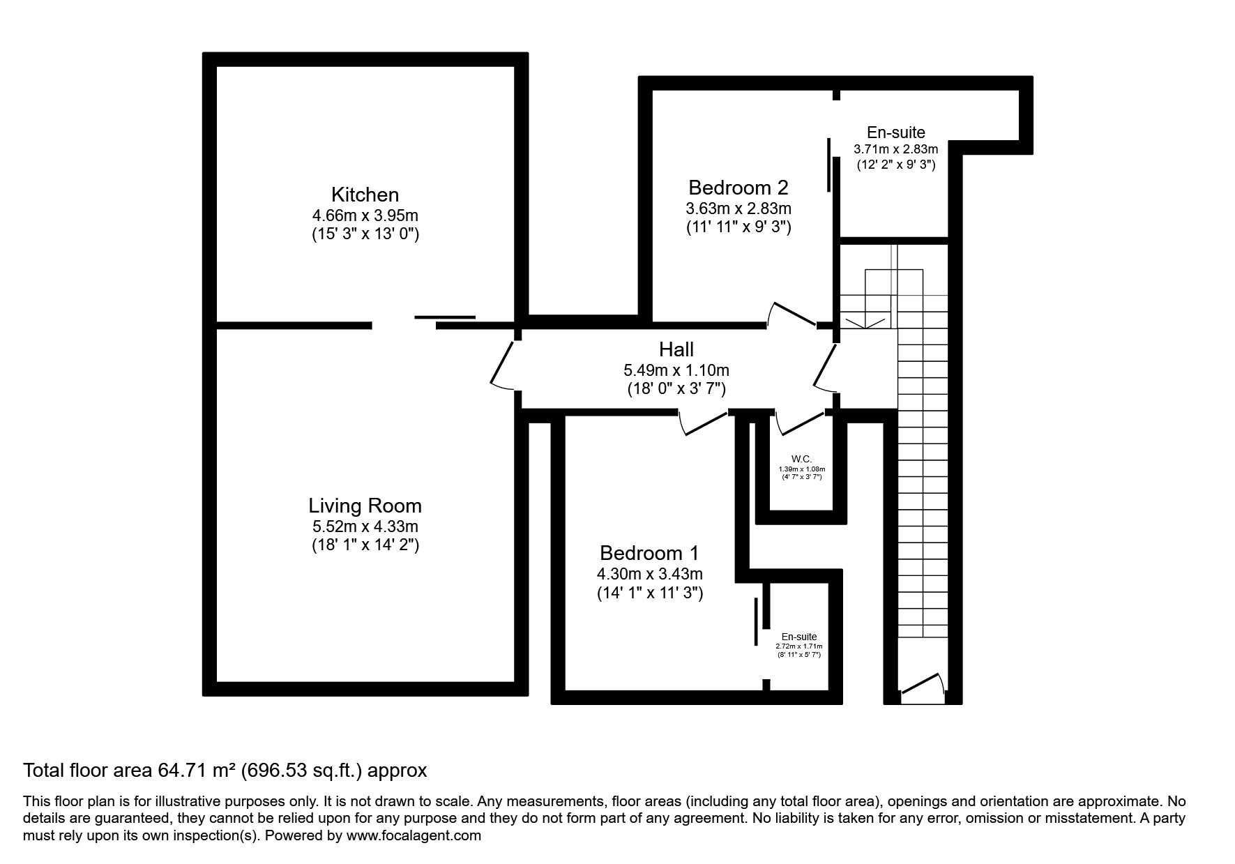 5A, Stewarton Street, North Lanarkshire floorplan