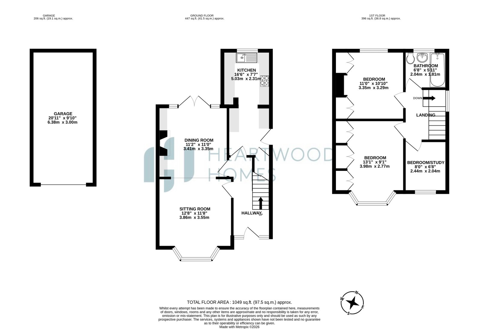 78, Kings Road, St. Albans floorplan