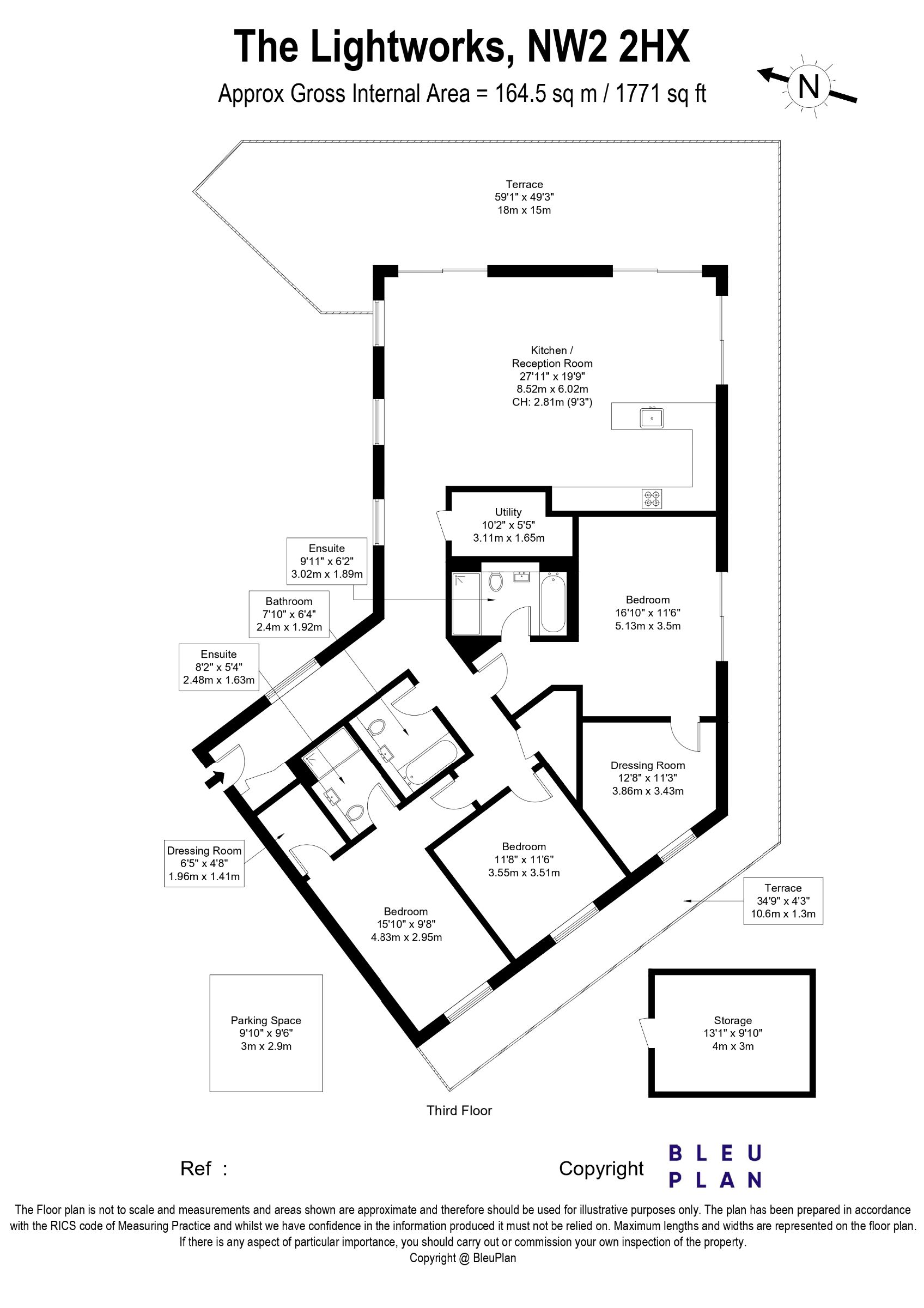 Flat 9, Lightworks Apartments, London floorplan