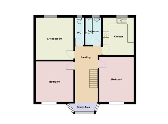 142, Quantock Road, Weston-Super-Mare floorplan