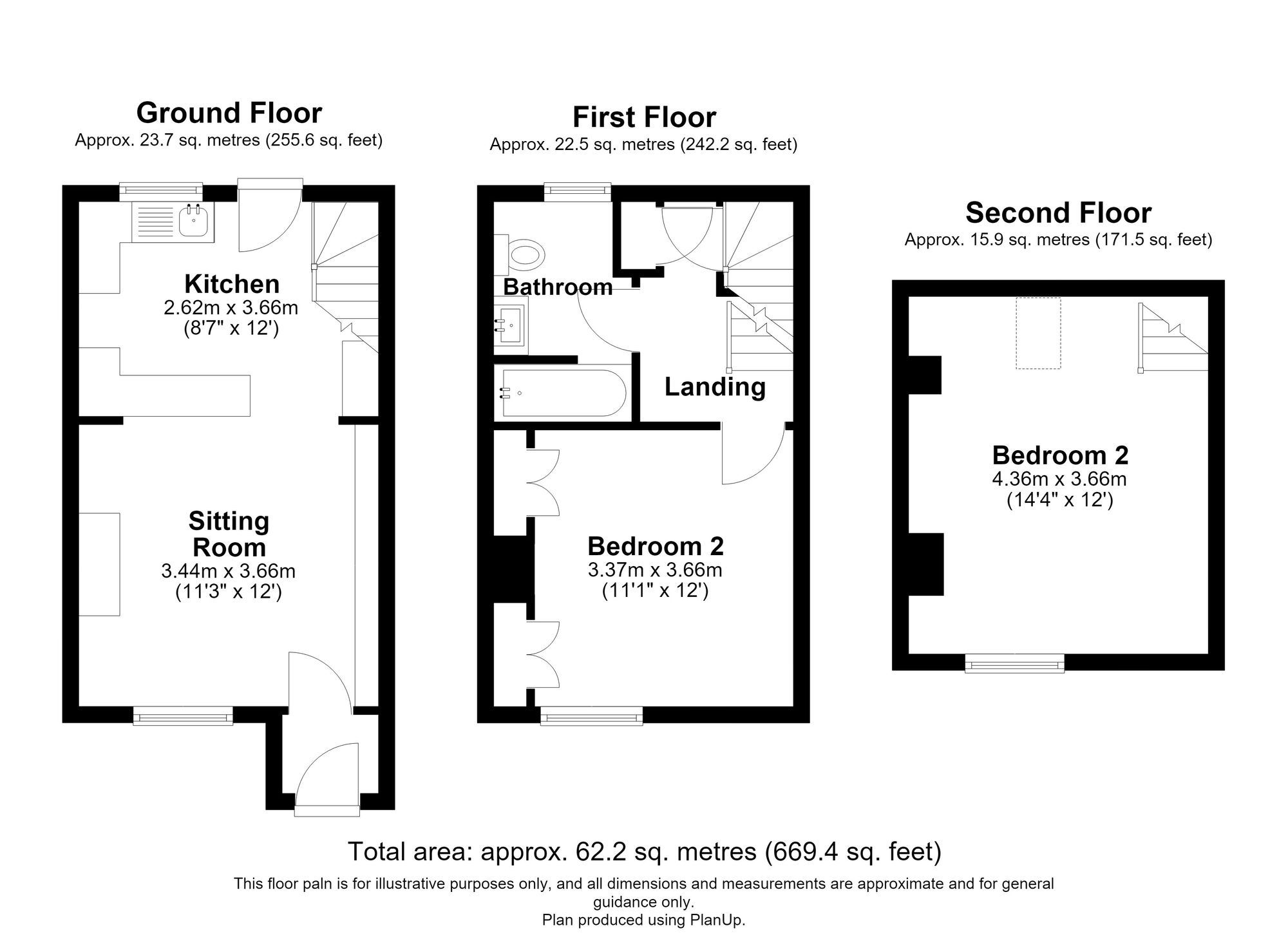 6 Liddiards Row, Faringdon floorplan
