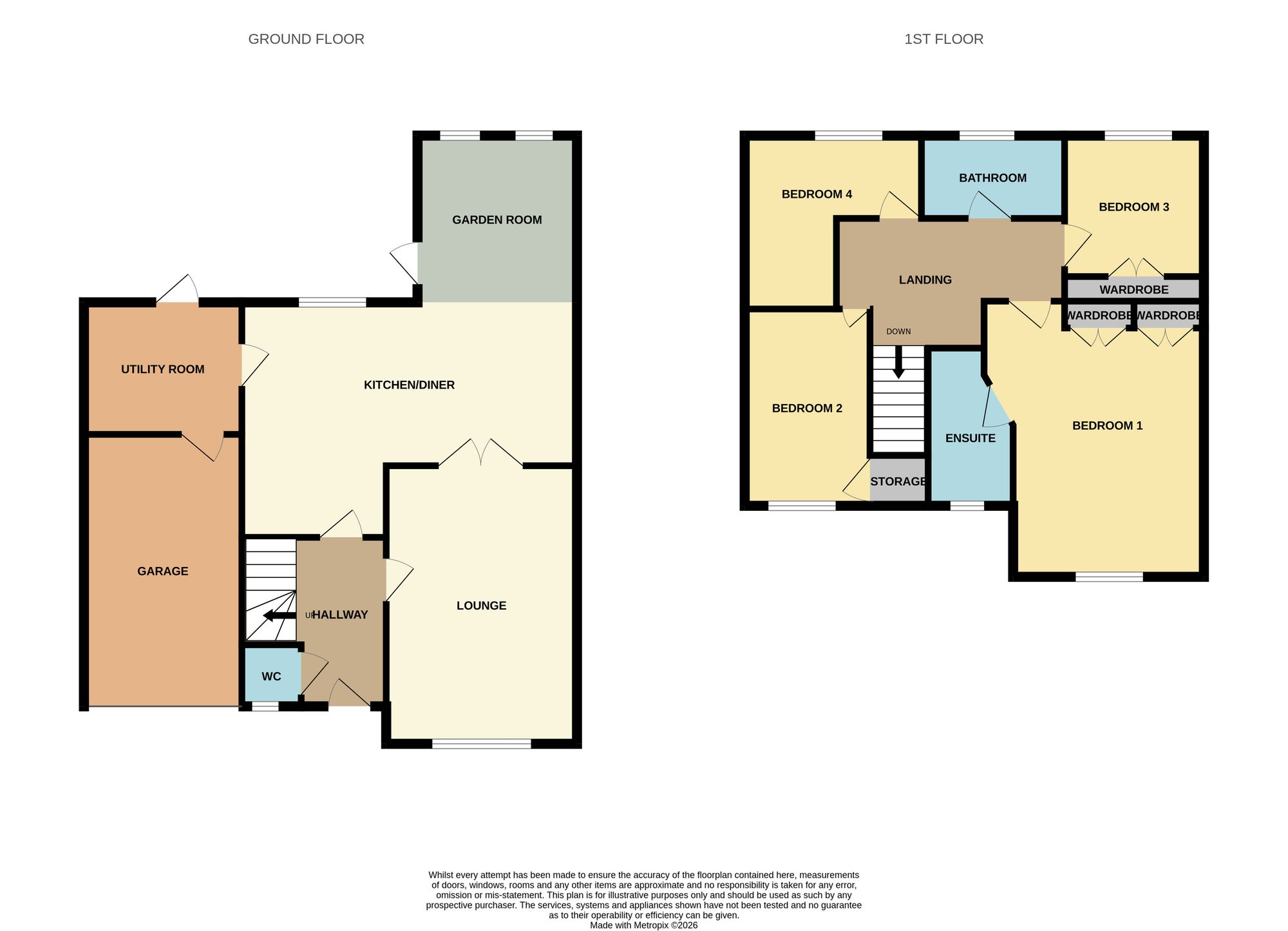 2 Grafton Close, Sutton-In-Ashfield floorplan