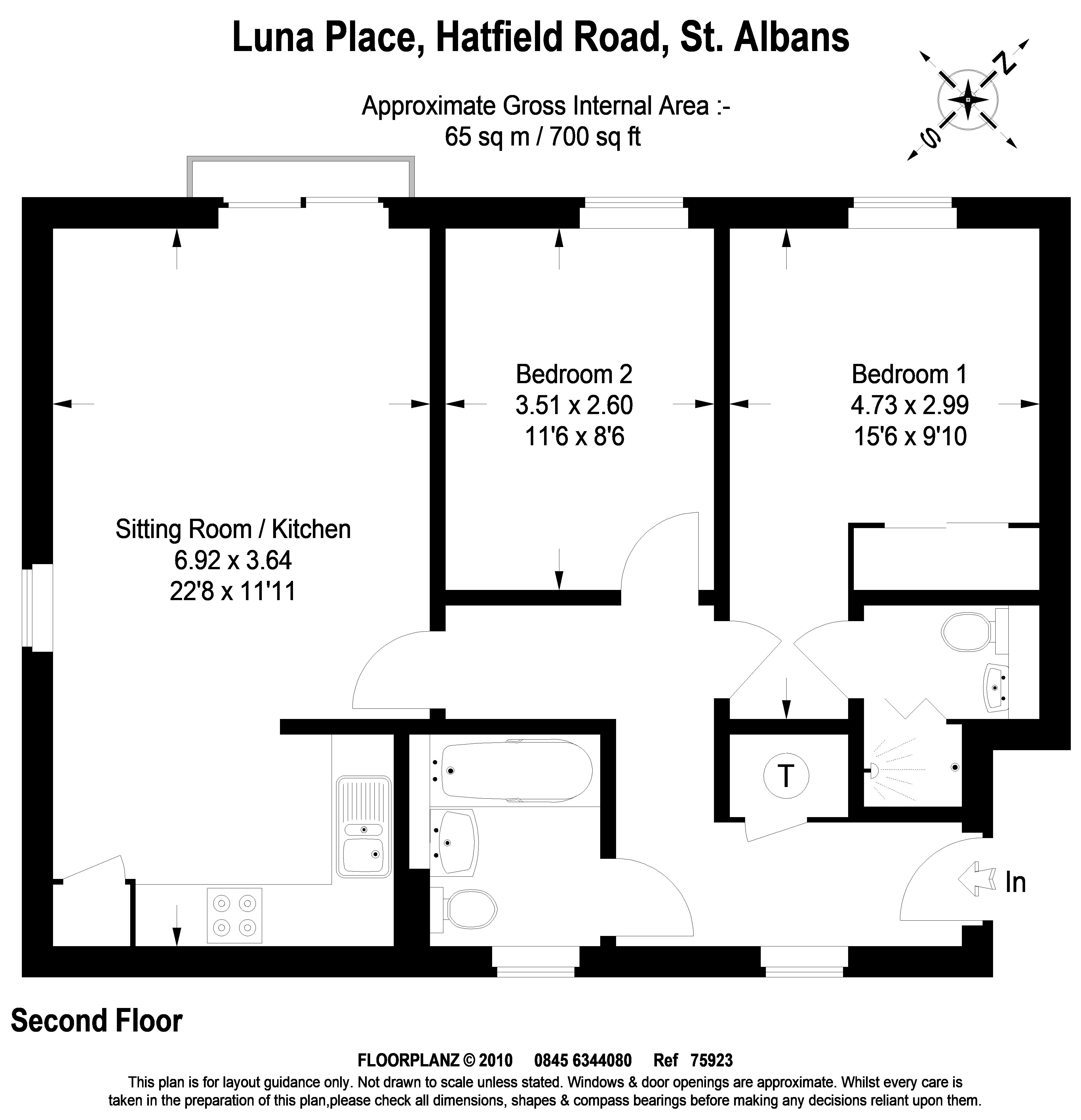 Luna Place, St. Albans floorplan