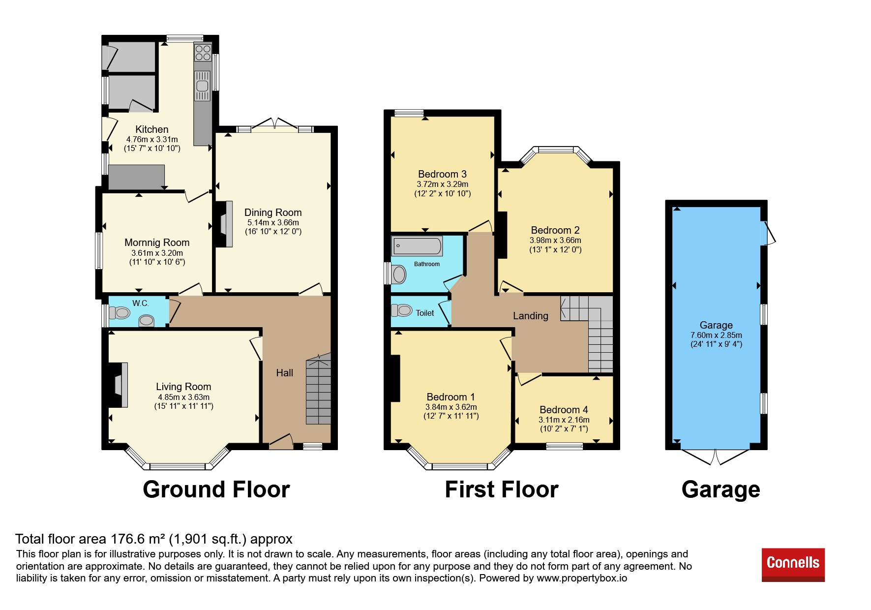 41, Beverley Crescent, Bedford floorplan