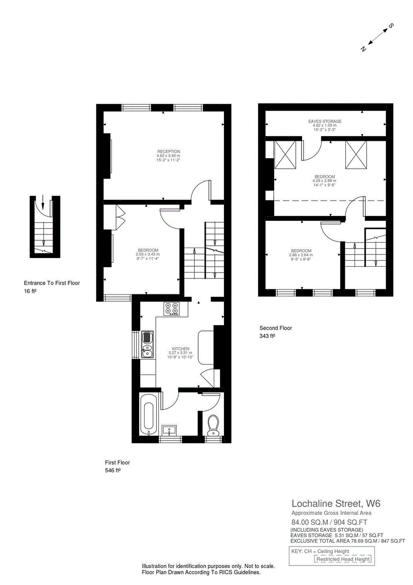 TF 6, Lochalline Street, London floorplan