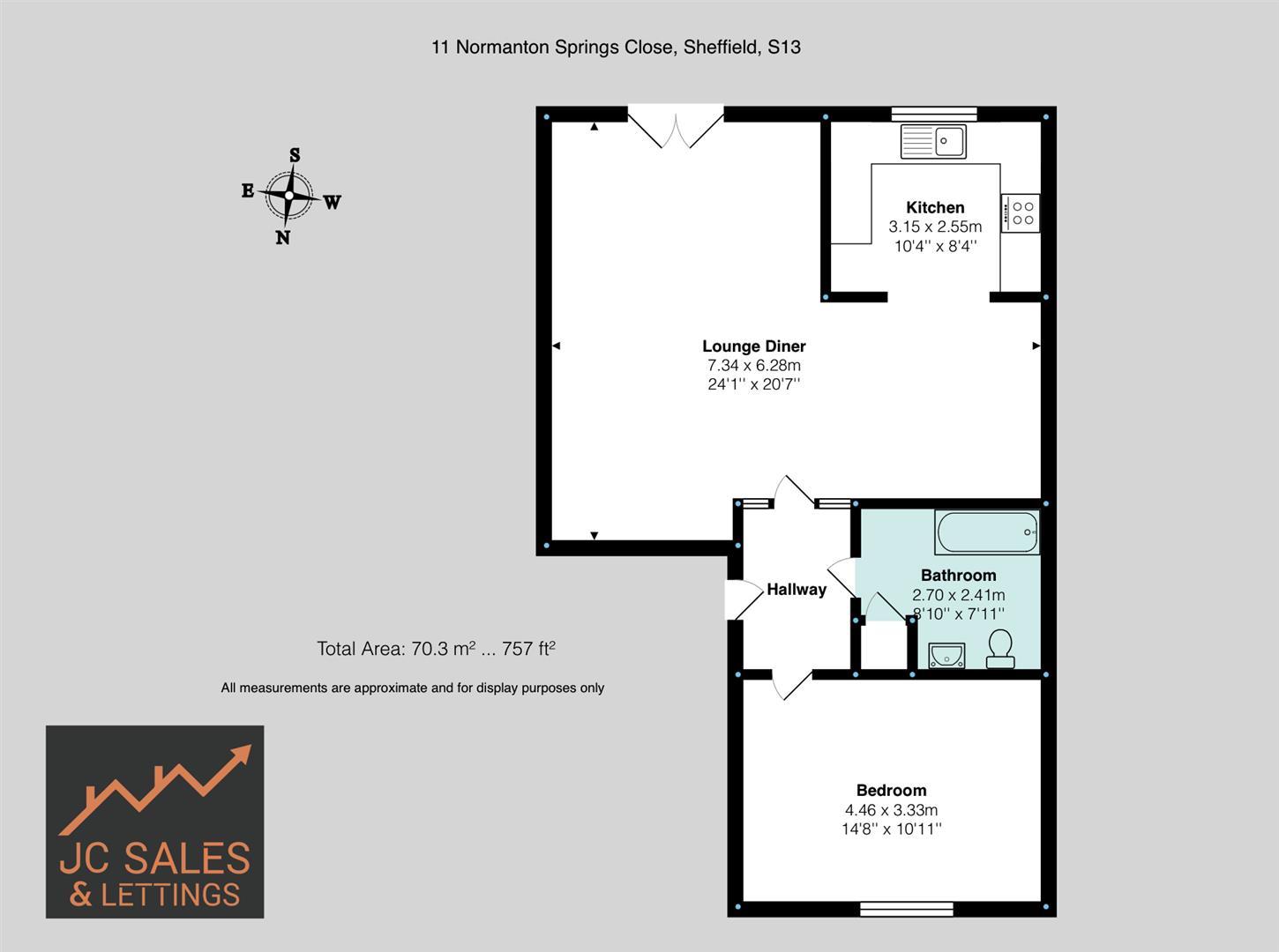 11, Normanton Spring Close, Sheffield floorplan