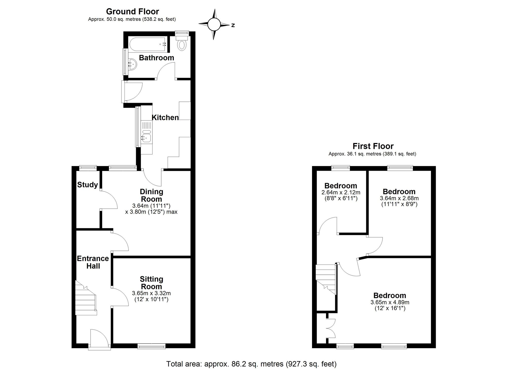 56 Central Road, Leiston floorplan