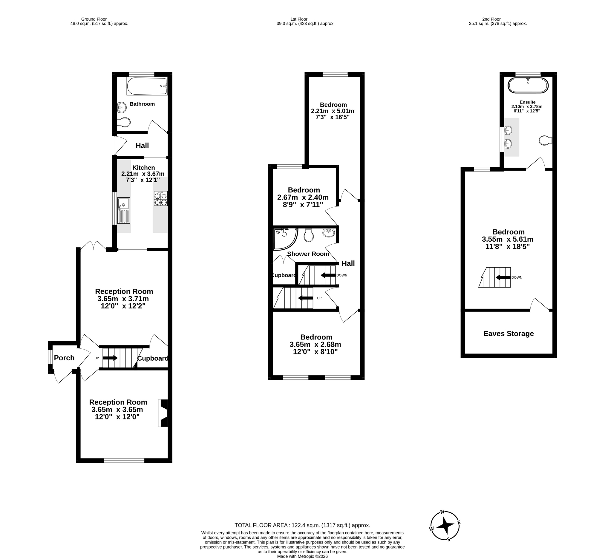 Clayton Road, Chessington floorplan