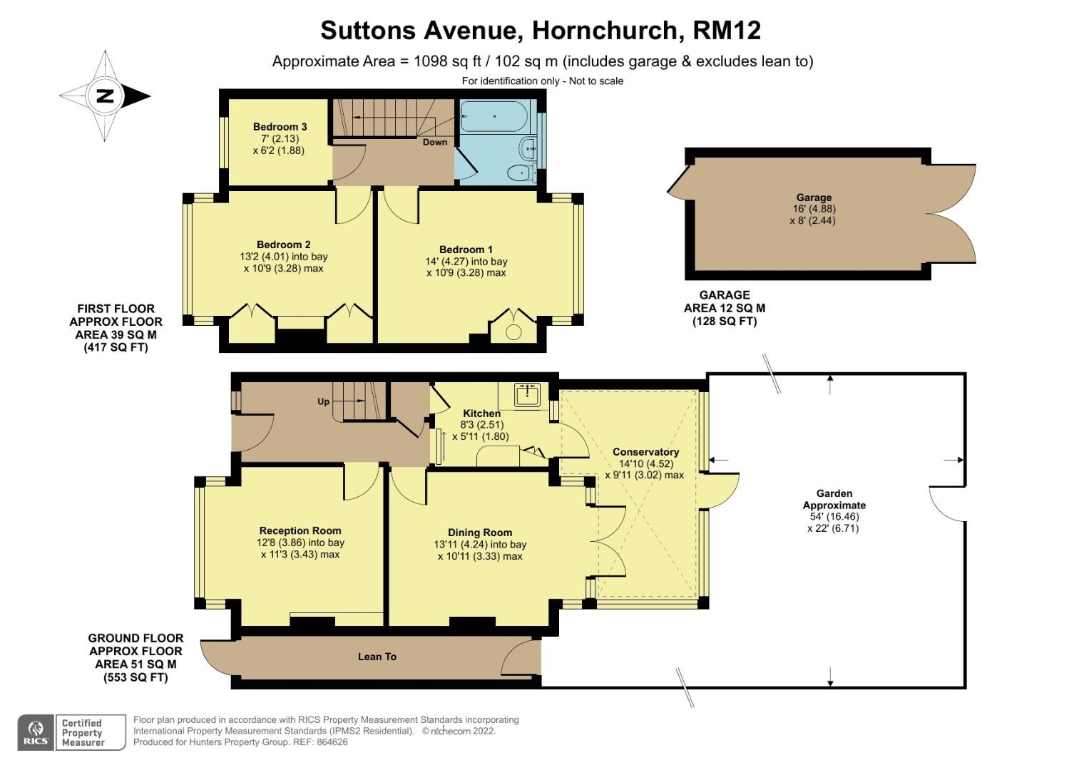 Suttons Avenue, Hornchurch RM12, 3 bedroom end terrace house for sale