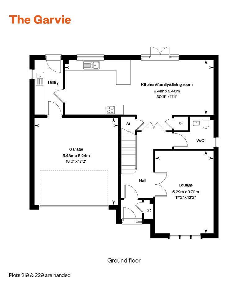 243, Off Balgalhardy Rise, Inverurie, Ab51 5Dg floorplan