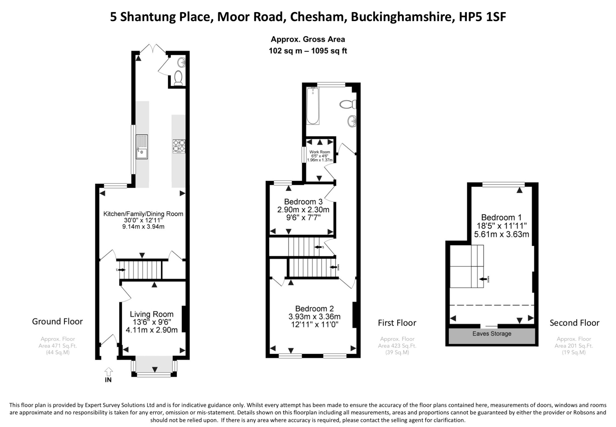 3 Bedrooms Terraced house for sale in Shantung Place, Moor Road, Chesham HP5