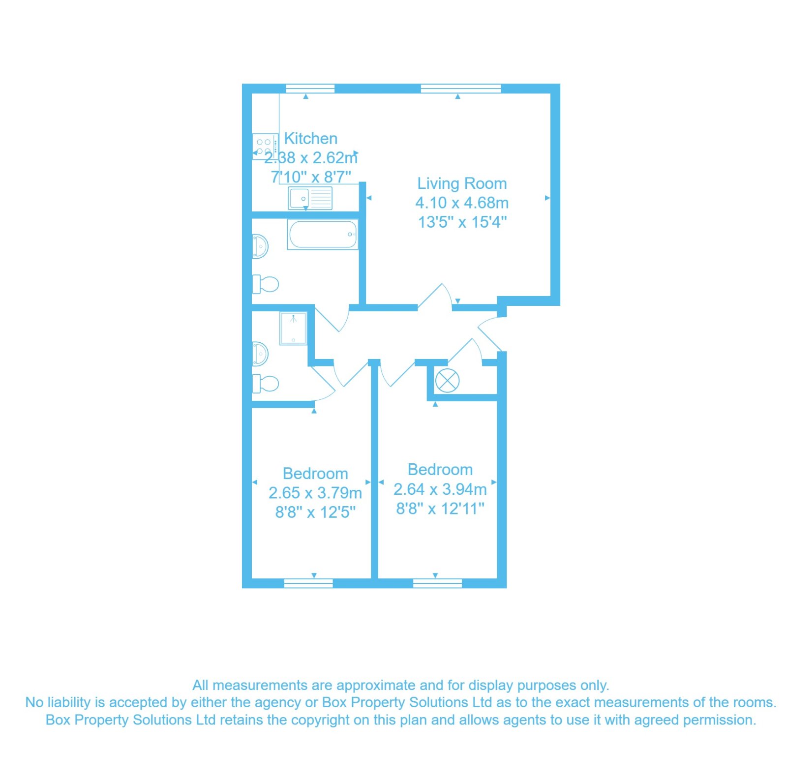 Apartment, 15, Navigation Quay, Bingley floorplan