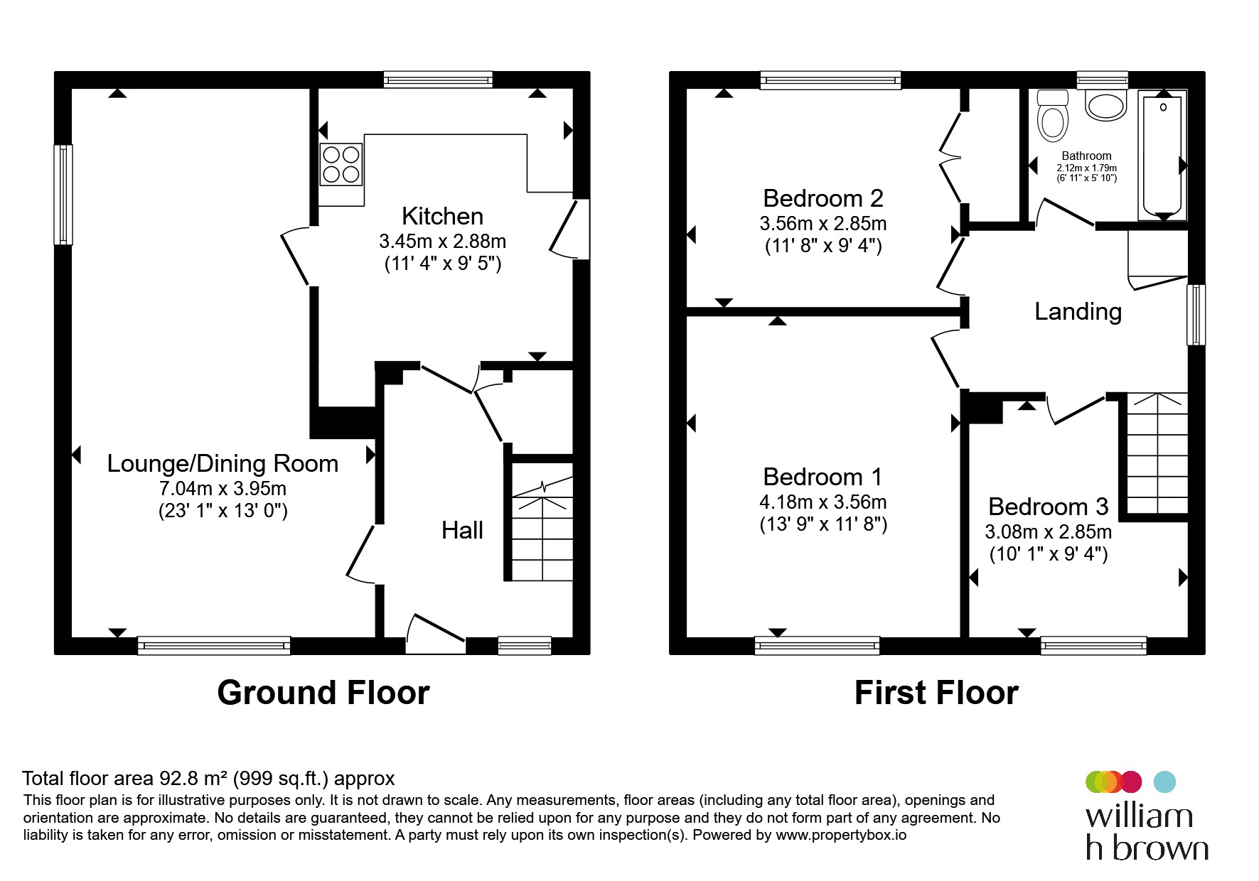 45, Bishops Croft, Bury St. Edmunds floorplan