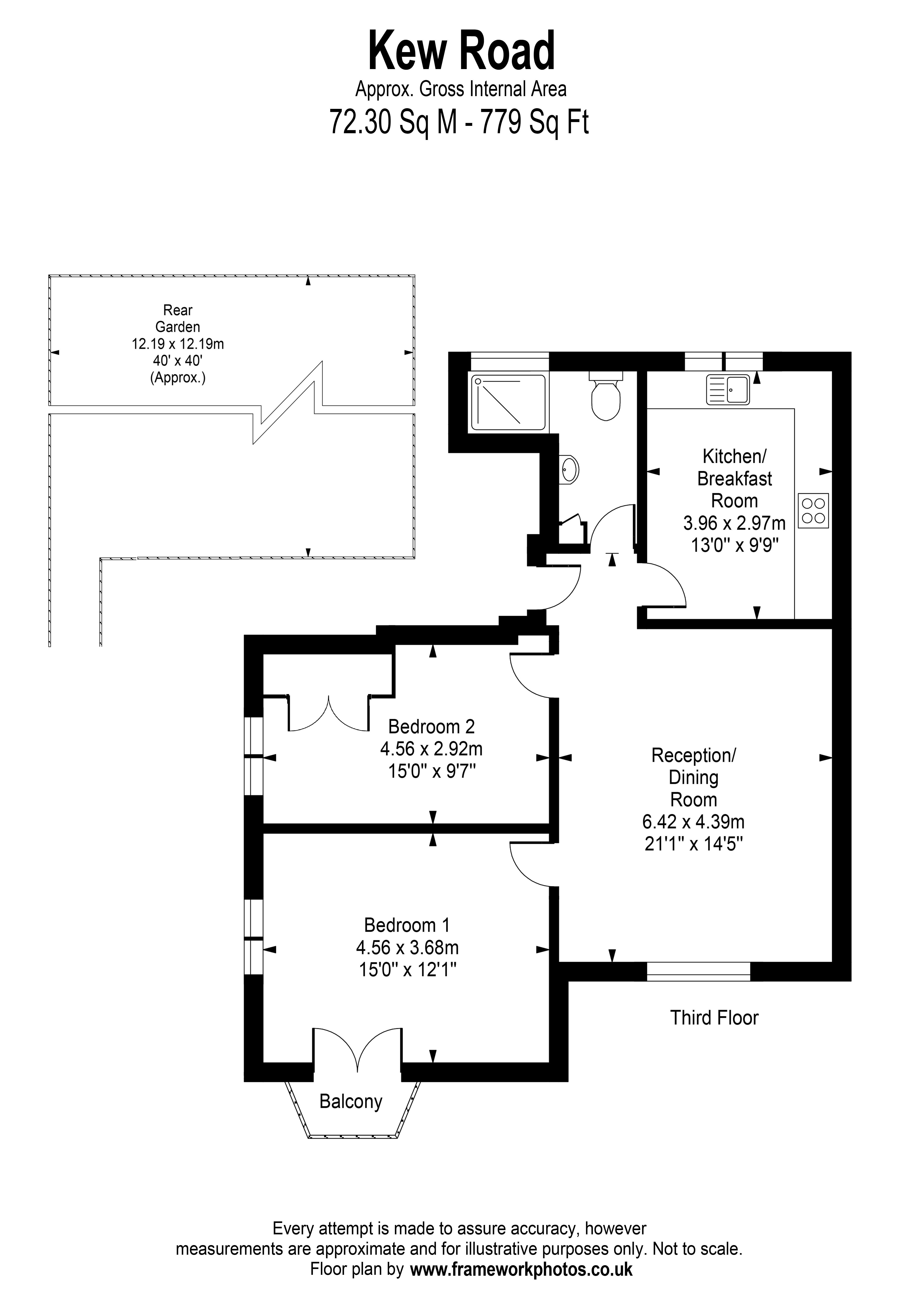 2 Bedrooms Flat for sale in Kew Road, Kew, Surrey TW9