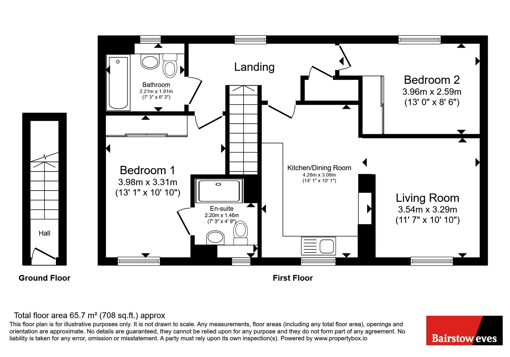 16, Herfeld Road, Maidstone floorplan
