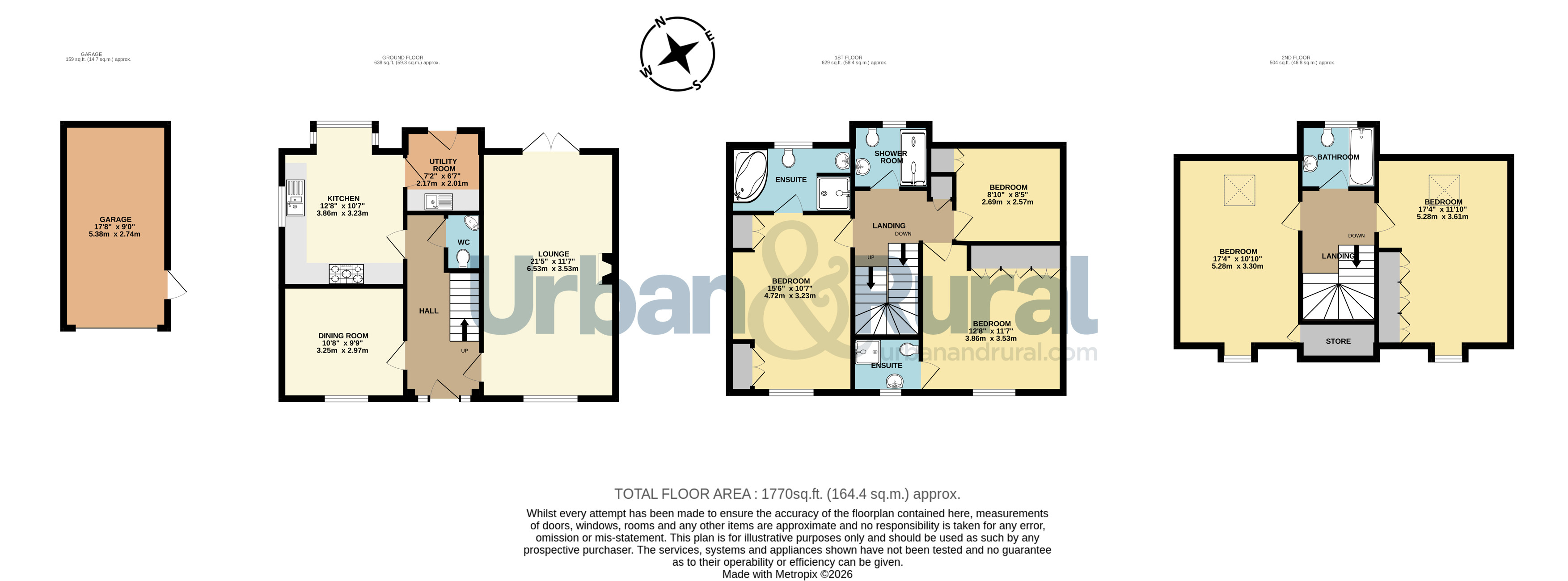 44, Wood End Close, Bedford floorplan