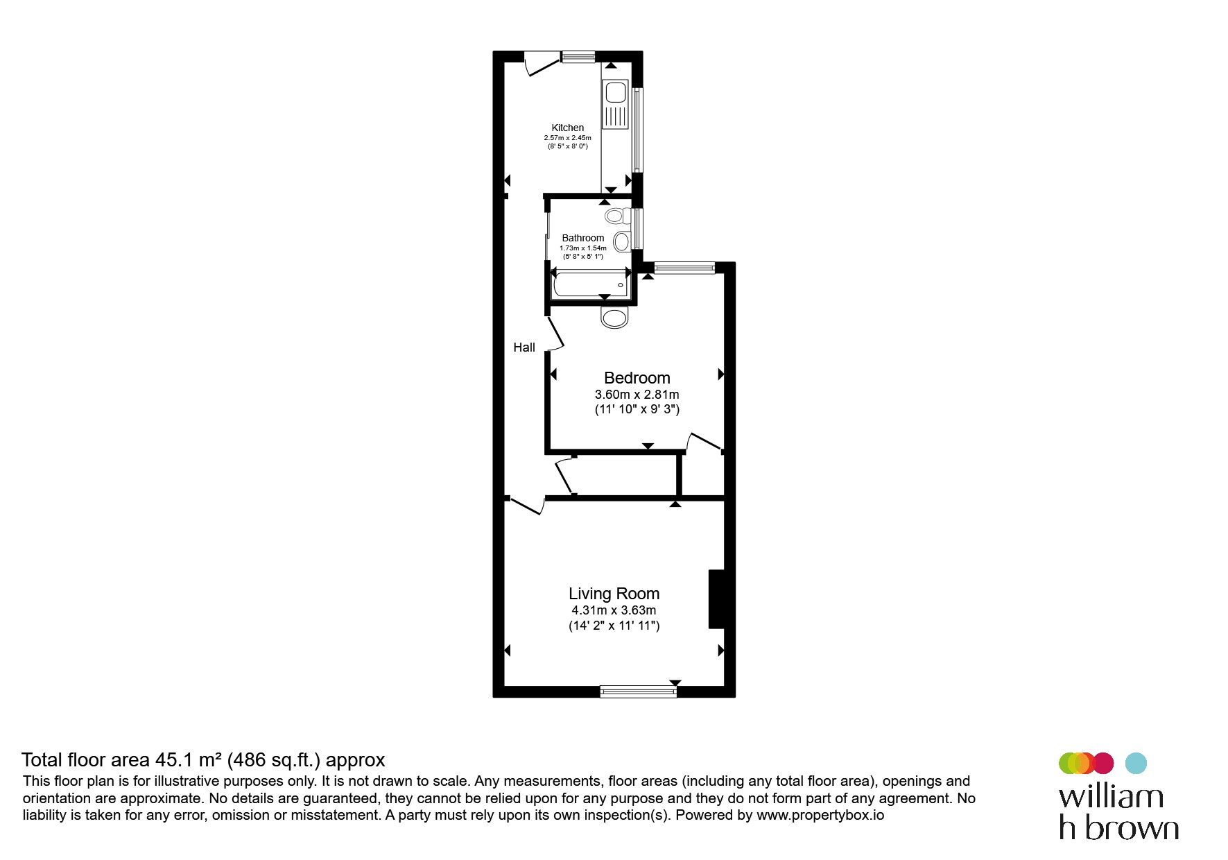 Whitehill Lane, Rotherham floorplan