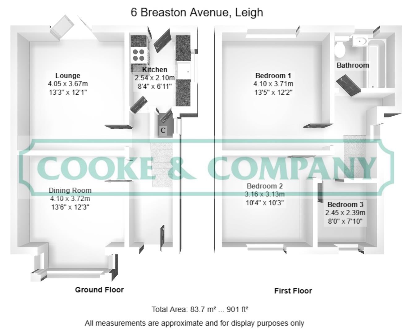 6, Breaston Avenue, Leigh floorplan