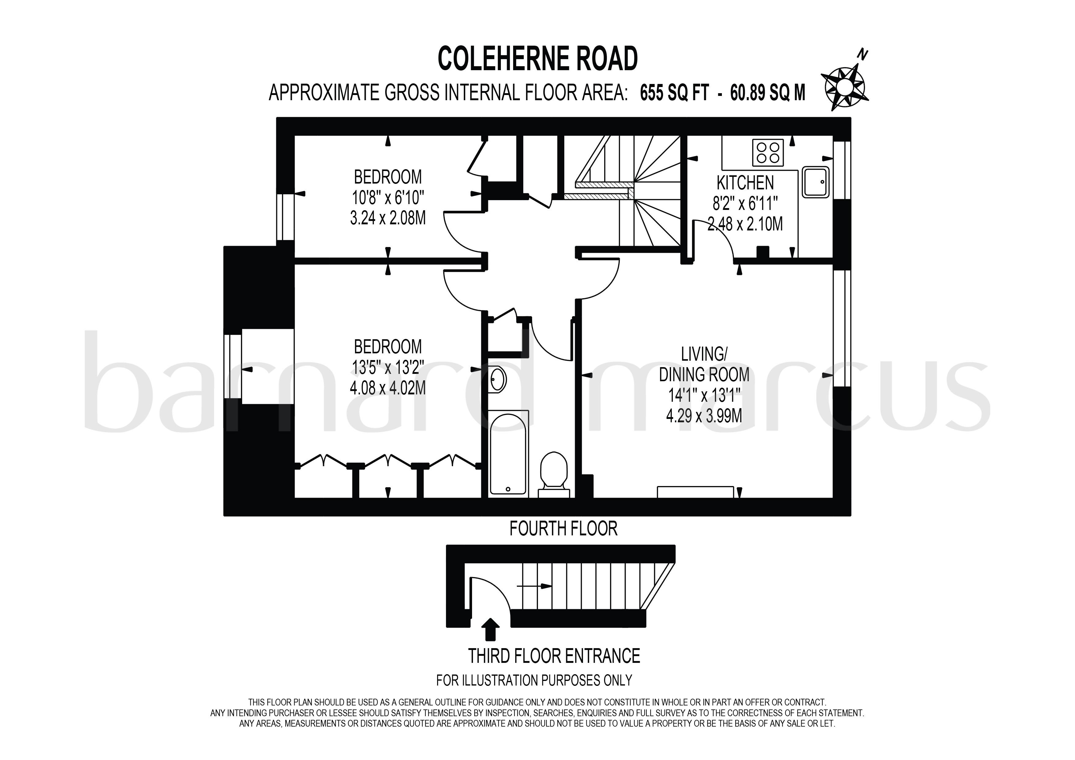 Coleherne Road, London floorplan